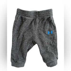 Under Armour Sporty Gray and Blue Sweatpant Joggers Athletic Fit